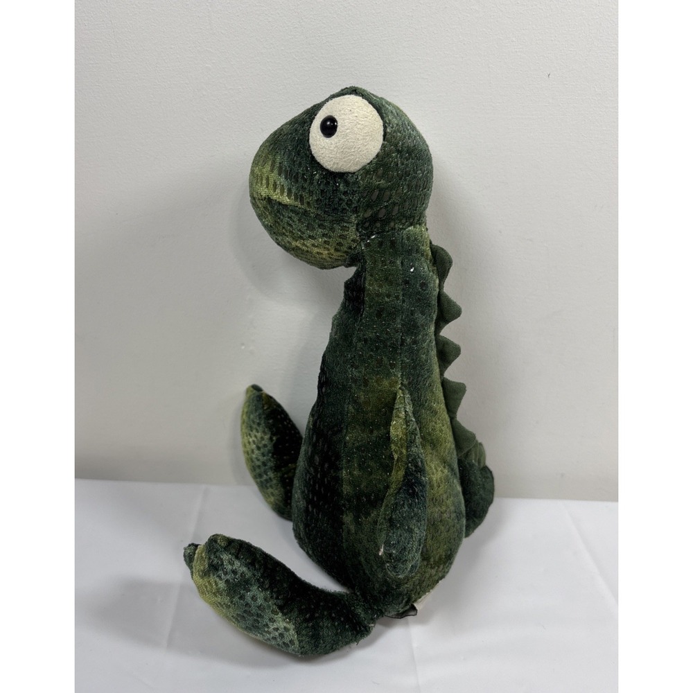 JELLYCAT Larry Lizard Retired RARE Plush Stuffed Toy Animal 11" Green Gary Gecho - Picture 3 of 9